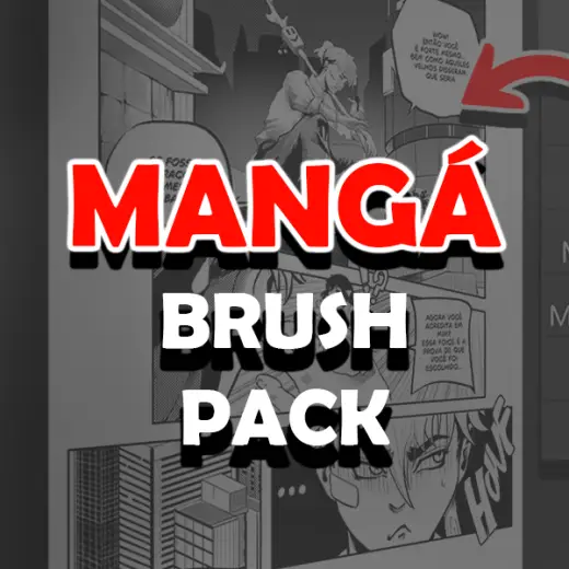 MANGÁ - BRUSH PACK (BÁSIC) + STORYBOARD PANELS — Clip Studio Paint brush