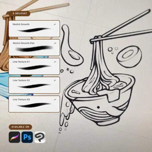 ✏️ Seems Sketchy Brushes | Procreate, Photoshop & Clip Studio Paint — Procreate, Photoshop & Clip Studio Paint brush
