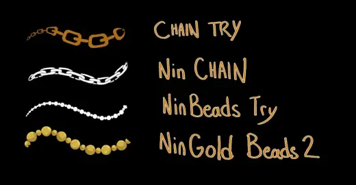 Nin's Accessory Brush Pack (CSP) — Clip Studio Paint brush