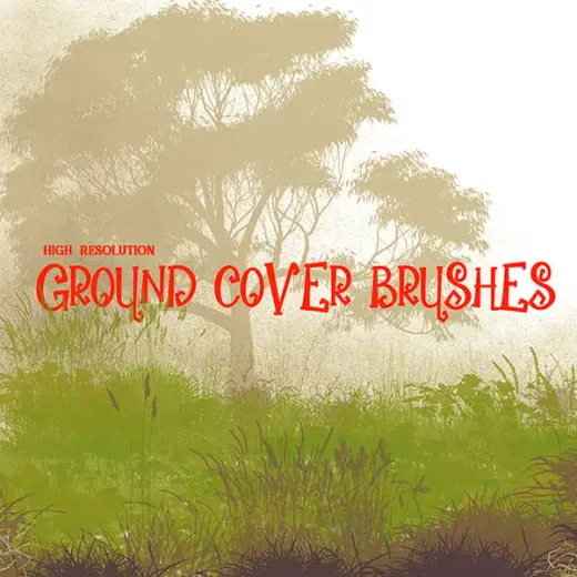 Ground cover photoshop brushes — Photoshop brush