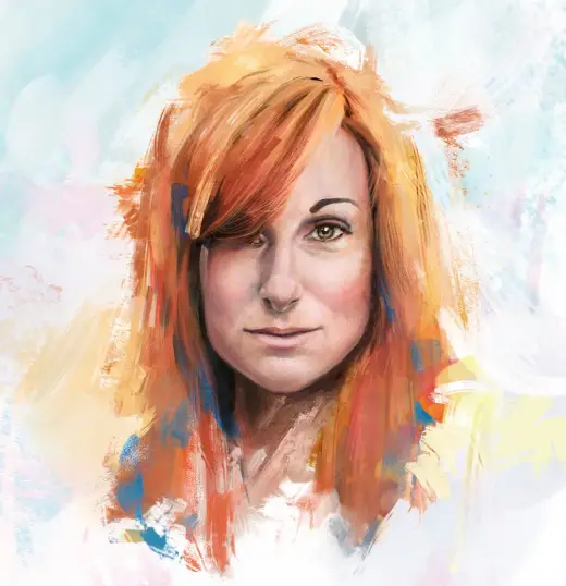 Illustration: Sebrina, PSD, Video process, Brushset — Procreate & Photoshop brush