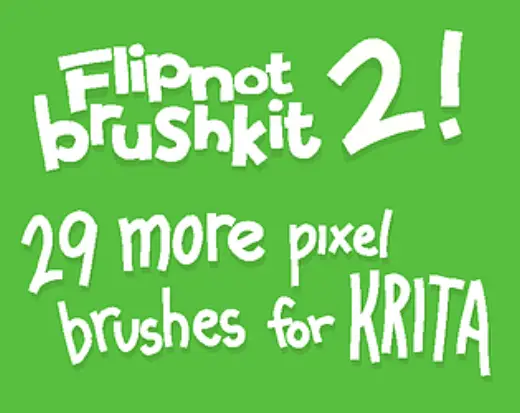 Flipnot Brushkit 2 for Krita — Krita brush
