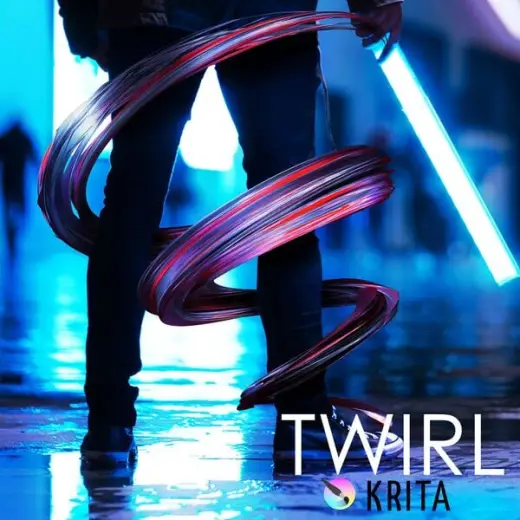 Twirl Brushes for Krita — Krita brush