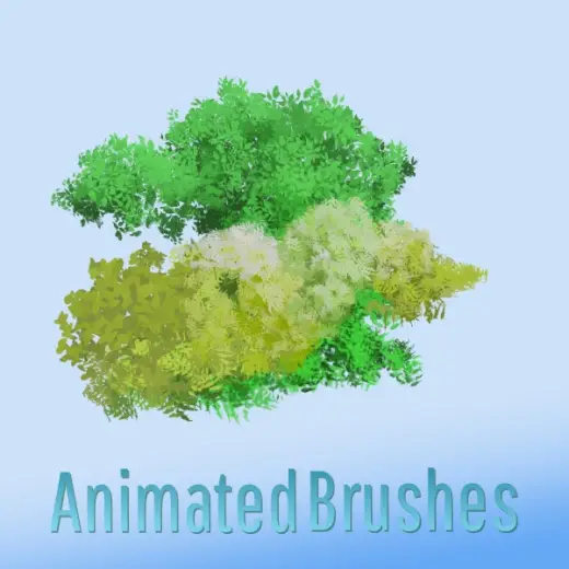 Gimp Leaf Brushes designed for Krita Users — Krita brush