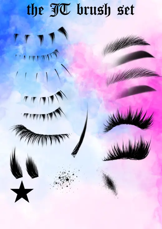 the JT 18 piece krita brush set — Krita brush