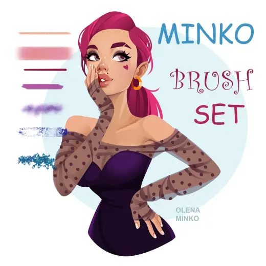 Olena Minko brush set — Photoshop brush