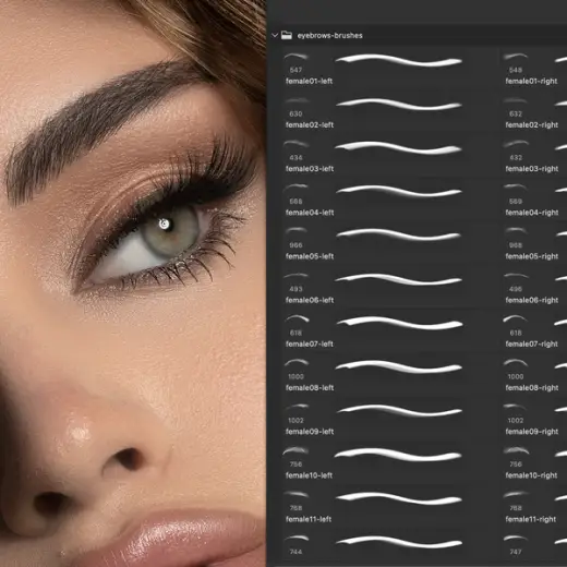Eyebrows brushes for Photoshop — Photoshop brush