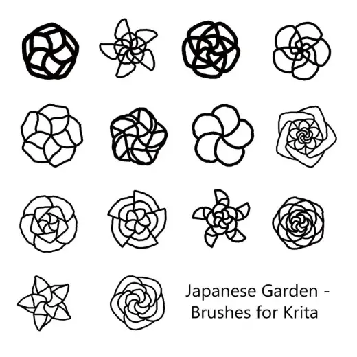 Japanese - Brushes for Krita — Krita brush