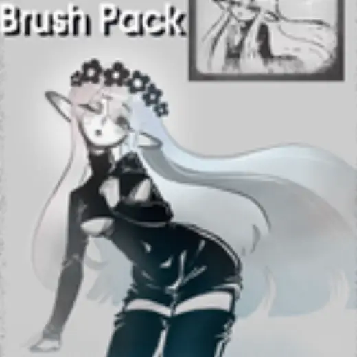I created a brush pack for Krita inspired by manga, so I'd like you to check it out. :) — Krita brush