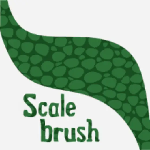 Simple Scale Brush — Clip Studio Paint brush