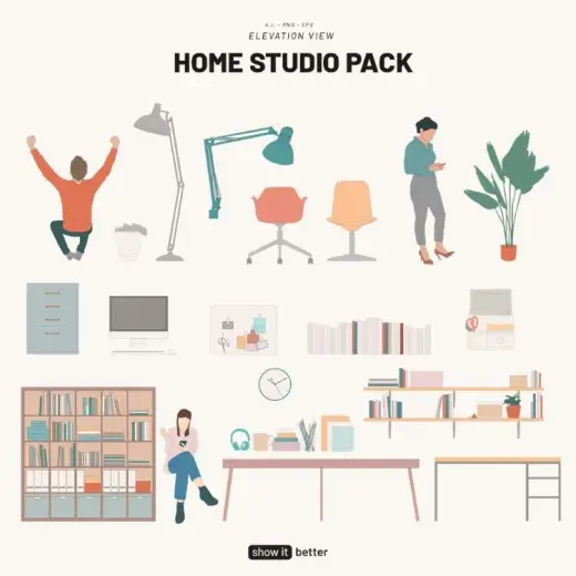 Home Studio pack + Photoshop Brushes — Photoshop brush