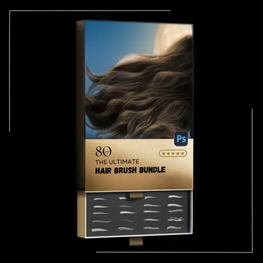 Ultimate Hair Brush Bundle for Photoshop — Photoshop brush