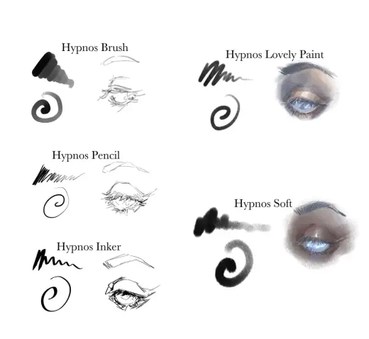 Hypnos Brush Set for Clip Stuio Paint — Clip Studio Paint brush