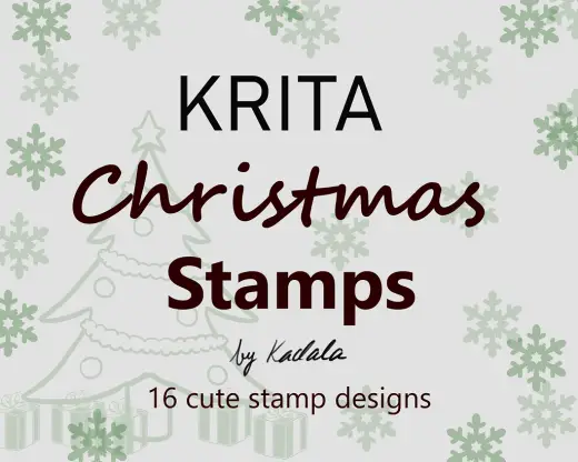 Christmas Stamp Collection 2025 — Krita brush