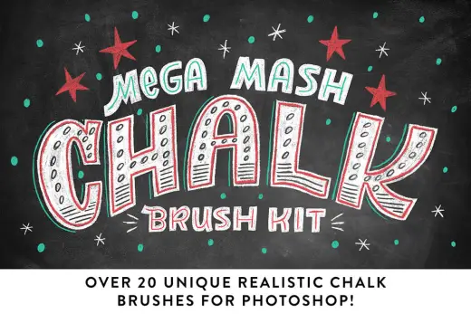 Realistic Chalk Brushes for Photoshop — Photoshop brush