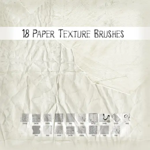 Paper Texture Brushes — Procreate, Photoshop & Krita brush