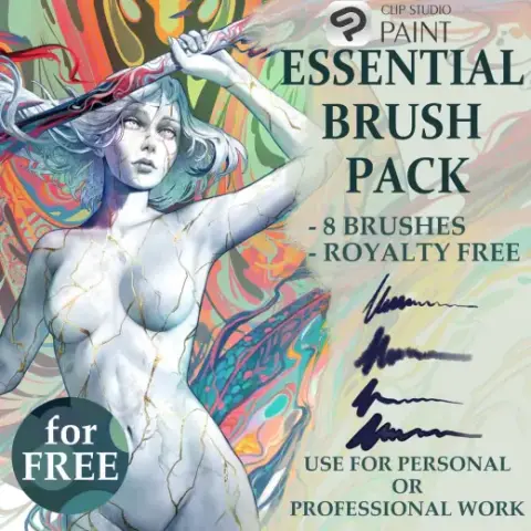 Essential Brush Pack (CSP) — Clip Studio Paint brush