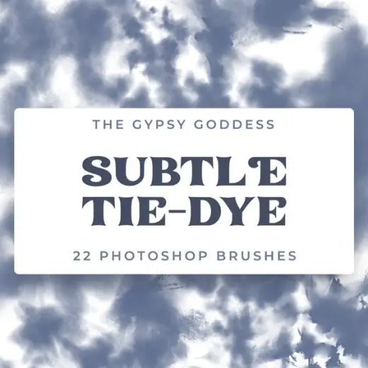 Subtle Tie-Dye - Photoshop Brushes (Digital) — Photoshop brush