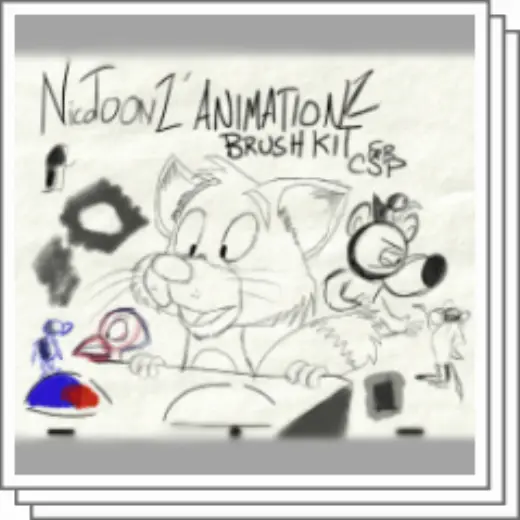 NicoToonZ' AnimationZ Brush Kit — Clip Studio Paint brush