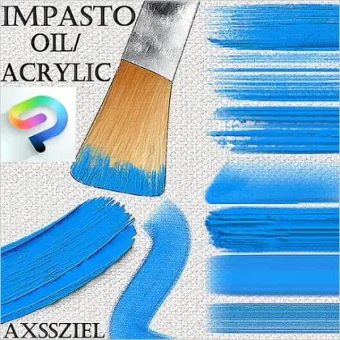 Analog Oil/Acrylic IMPASTO [Brush SET]-Clip Studio Paint — Clip Studio Paint brush