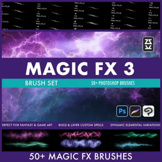 Magic FX 3 Brush Set — Photoshop brush