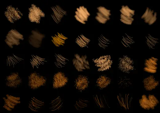 ULTIMATE KRITA FUR BRUSHES VOL 5 — Krita brush