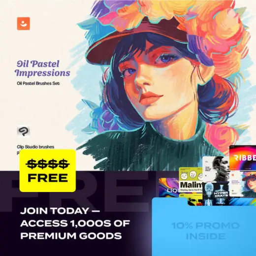 Clip Studio Oil Pastel Free Brushes — Clip Studio Paint brush