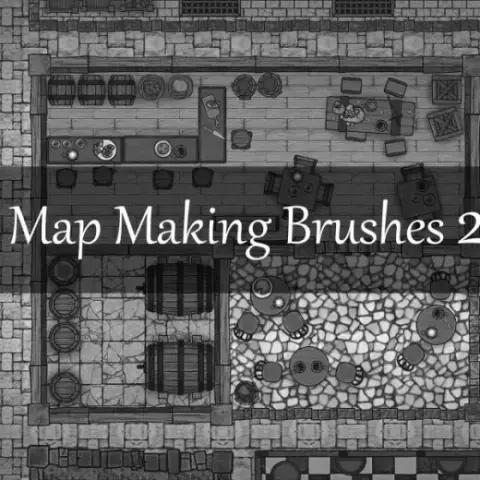 Map making brushes 2 — Photoshop brush