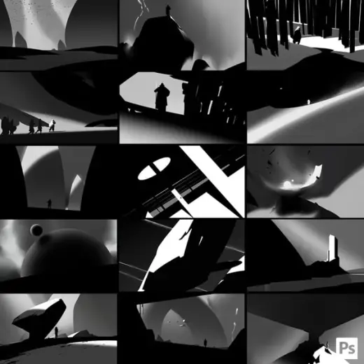Core Compositional Brushes — Photoshop brush