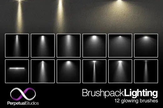 Lighting Brushes — Procreate, Photoshop & Krita brush