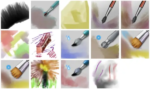 My watercolor (aquarel) brushes for Krita — Krita brush
