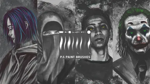 M photoshop paint brushes — Photoshop brush
