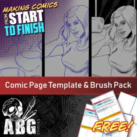 ABG Comics - FREE Comic Page Templates & Brushes — Photoshop brush