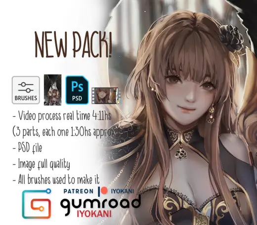 Alethea Process Video | Real time + brushes — Photoshop brush
