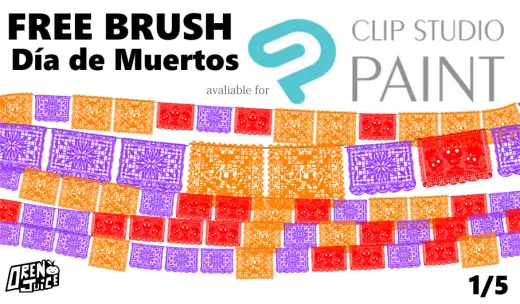 BRUSH - Día de Muertos - FREE — Clip Studio Paint brush