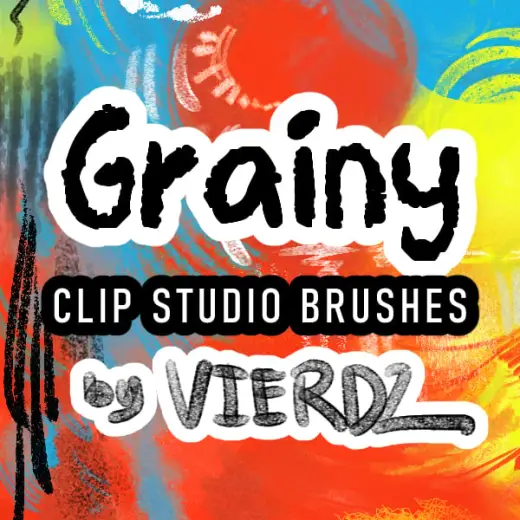 "Grainy" Digital Brushes (CSP) — Clip Studio Paint brush