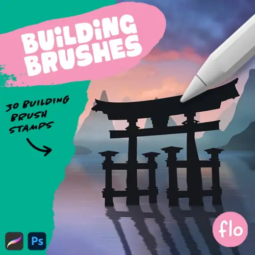 Building Brush Pack for Procreate and Photoshop — Procreate & Photoshop brush