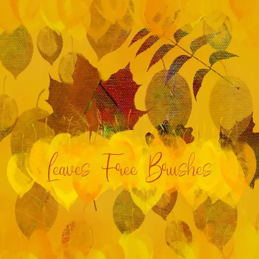 Leaves Free Brushes for Photoshop — Procreate, Photoshop & Krita brush