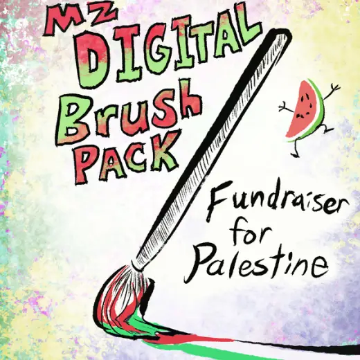 MZ Brush Pack for Palestine — Photoshop brush