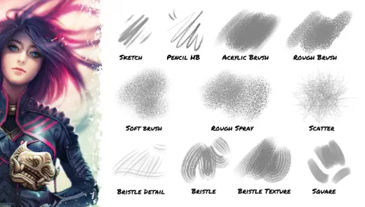 Basic Brush Set for Clip Studio Paint / Manga Studio 5 — Clip Studio Paint brush