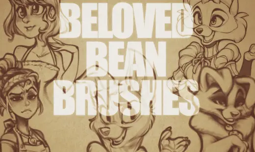 Beloved Bean Brush Collection — Procreate, Photoshop & Clip Studio Paint brush