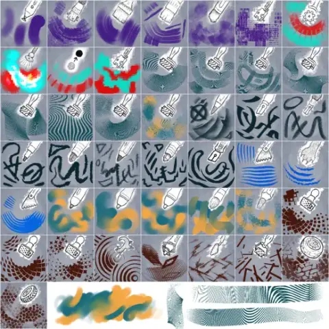 Random experimental brush pack — Krita brush