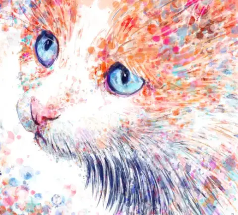 Watercolour Cat - Watercolour Brushes in Krita — Krita brush