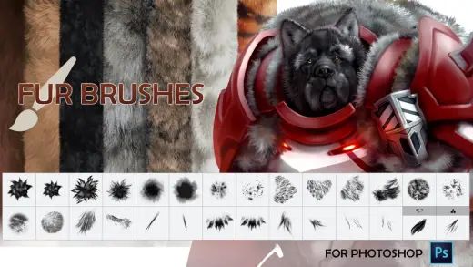 Fur Brushes — Photoshop brush