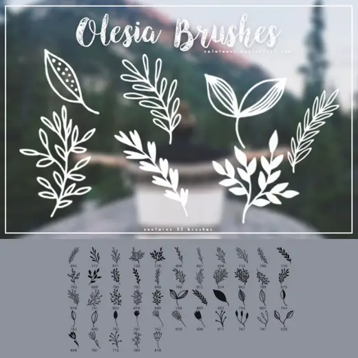 45 Free Plant Brushes — Procreate, Photoshop & Krita brush