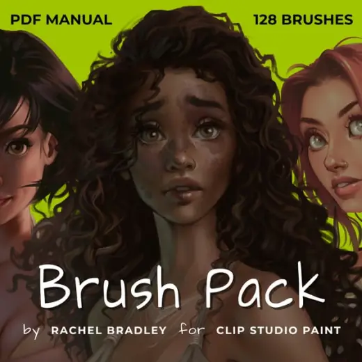 || Clip Studio Paint || - Brush Pack by Rachel Bradley — Clip Studio Paint brush