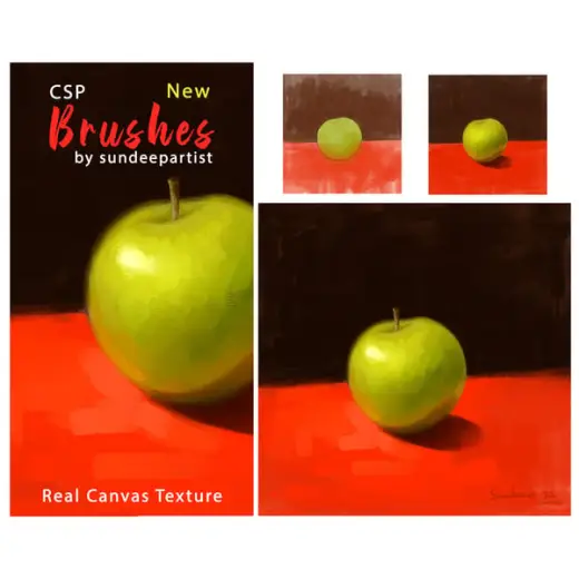 Real Oil Painting Brushes for Clip Studio Paint (Updated) — Clip Studio Paint brush