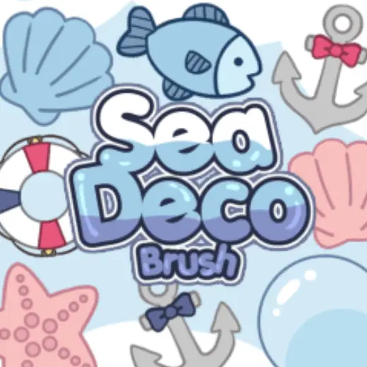 Sea Deco — Clip Studio Paint brush