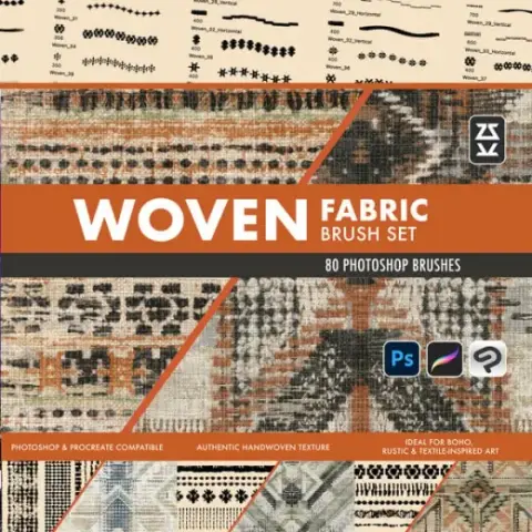 Woven Fabric Brush Set — Photoshop brush