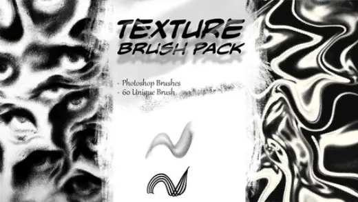 DELUXE Texture Brush Pack - 60 Texture Brushes — Photoshop brush